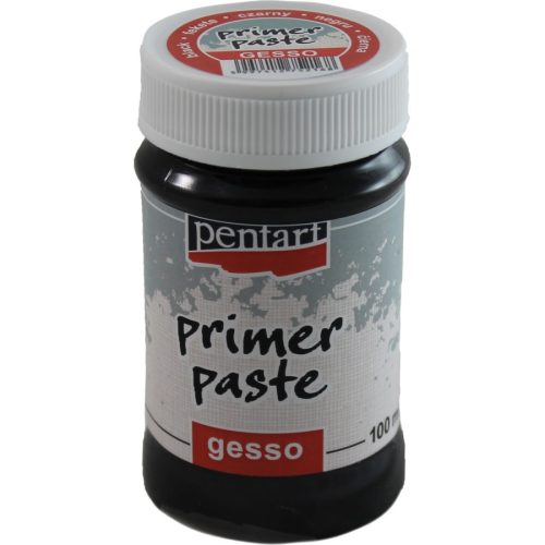 Pentart Alapozó paszta gesso - Fekete 100 ml