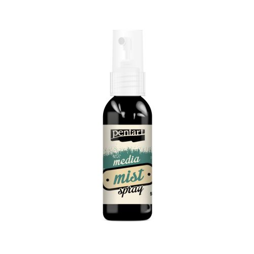 Pentart Média permetfesték spray 50 ml - fekete