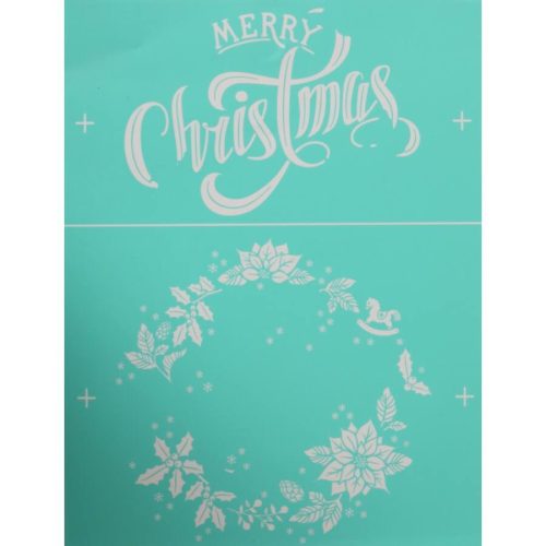 Szita - stencil Merry Christmas 21,5x27,5 cm