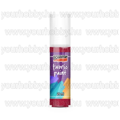 Pentart Textilfesték 20 ml - Kármin