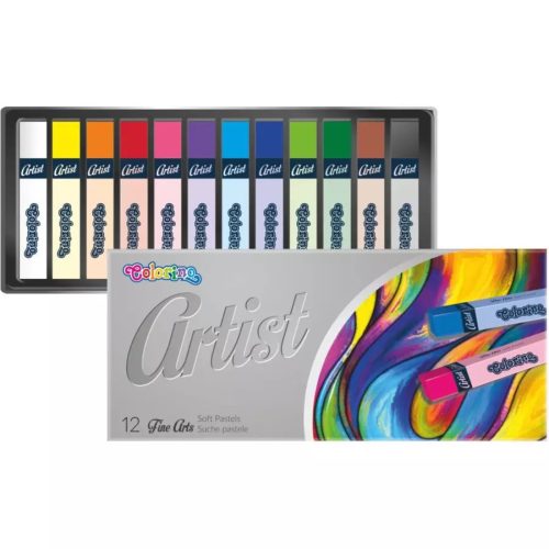 Colorino Artist 12db-os Soft  porpasztell kréta készlet 