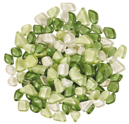 Üvegmozaik puha üveglapok 200 g zöld mix