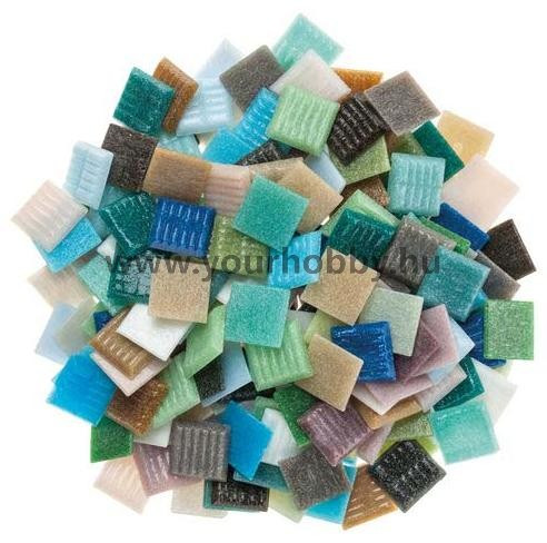 Murano mozaiklapok kb. 20x20 mm 1000 g színes