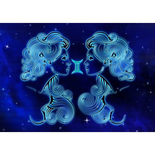 Gyémántszemes kirakó Horoszkóp Ikrek 46x36 cm