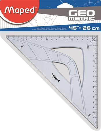 Maped vonalzó háromszög 45° 26 cm
