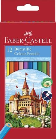 Faber-Castell "Classic" Színes ceruza készlet hatszögletű 12 szín