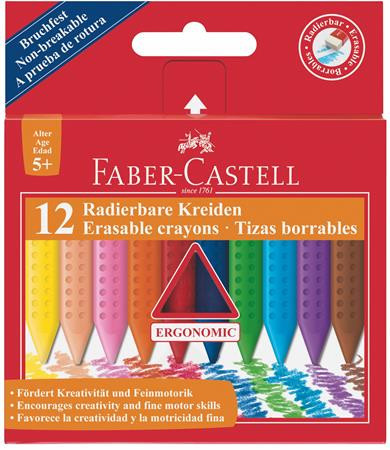 Faber-Castell Zsírkréta háromszögletű 12 db