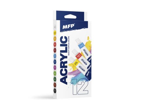 MFP Akrilfesték készlet 12x12 ml alap színek