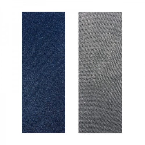Öntapadós textil jellegű anyag,Eleganz stílus ezüst és kék 2 ív 10 x 29 cm