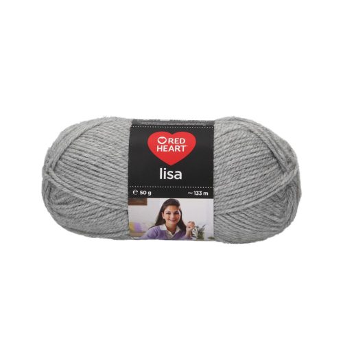 Red Heart Lisa Akril kötőfonal 50 gr középszürke 05668