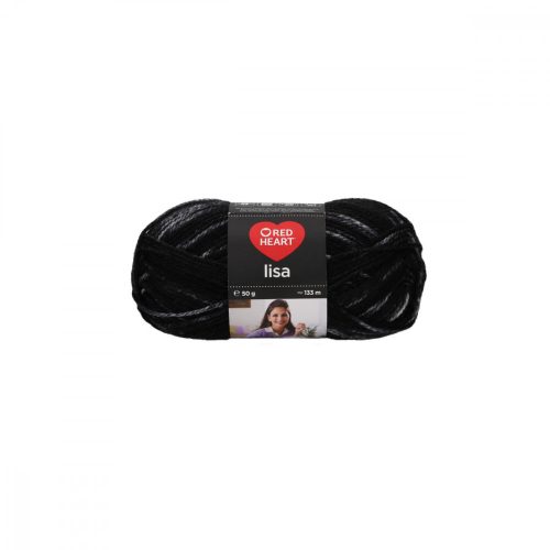 Red Heart Lisa Akril kötőfonal 50 g fekete farmer 08355