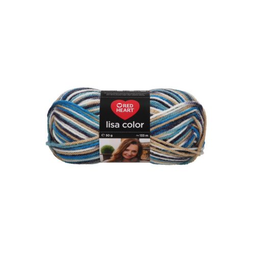 Red Heart Lisa Color Akril kötőfonal 50 g panama színei 02128