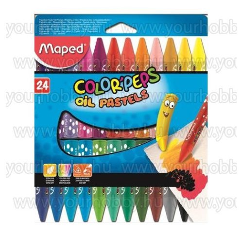 MAPED Color'Peps Olajpasztell kréta 24 szín