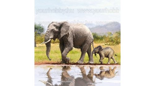 Szalvéták Elefántok