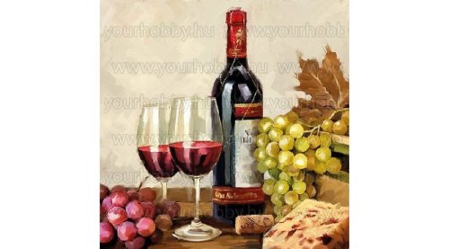 Szalvéták, Italok, Bor és szőlők