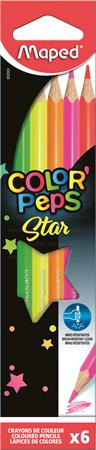 Maped színesceruza "Color'Peps Fluo" 6db