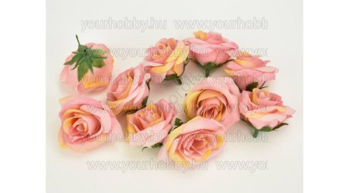 Rózsafej kicsi rózsaszín 4 cm 10db/cs