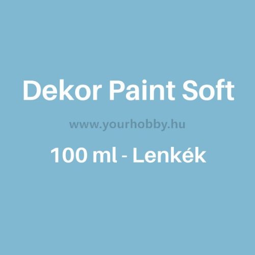 Pentart Dekor Paint Soft lágy dekorfesték 100 ml - lenkék