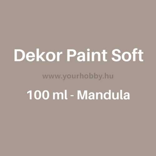 Pentart Dekor Paint Soft lágy dekorfesték 100 ml - mandula