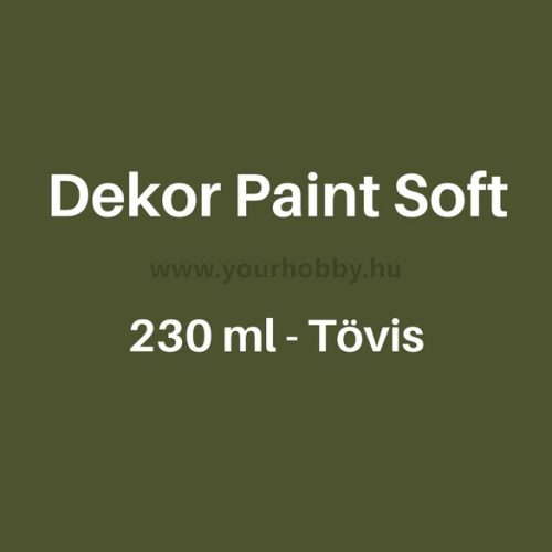 Pentart Dekor Paint Soft lágy dekorfesték 230 ml - tövis