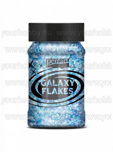 Pentart Galaxy Flakes 100 ml - Uránusz kék
