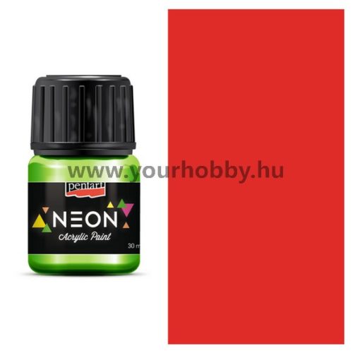 Pentart Neon akrilfesték 30 ml - Narancs