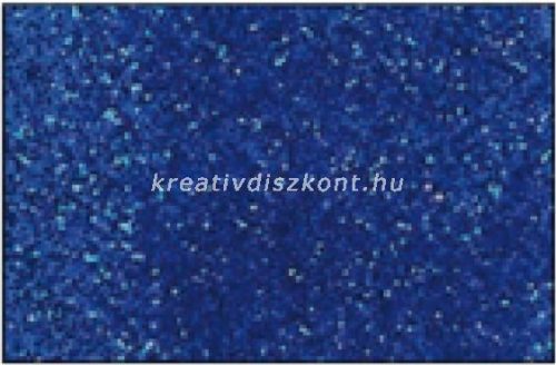 Glitteres dekorgumi lap - A4 élénkkék SBUG10