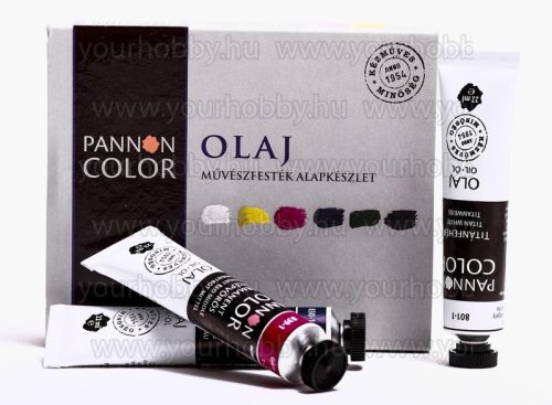 Pannoncolor olajfesték készlet alapkészlet 6x22 ml