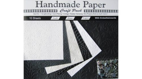 Cre Art kézzel gyártott kreatív papír 10ív/csomag
