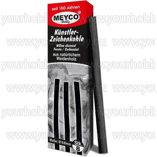 Meyco művészi rajzszén 6-8 mm 8db/csomag
