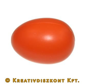 Piros műanyag tojás 6 cm