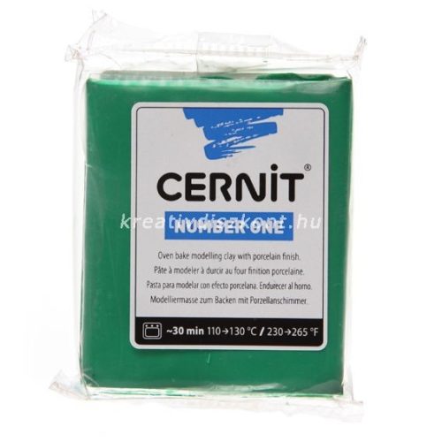 Cernit süthető gyurma N°1, 56 g - zöld C600