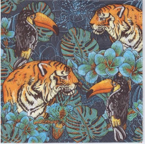 Szalvéta Tigrisek az erdőben