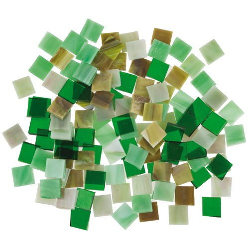 Tiffany mozaiklapok 200 g zöld mix